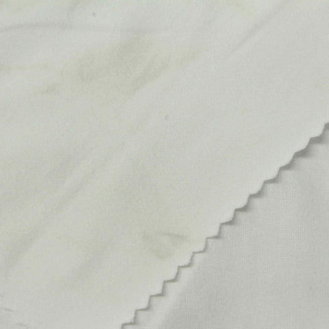Polyester Stretch Milk Silk Knit Fabric, 130 gsm, 160 cm — Grey