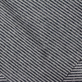 Charcoal Stripe Jersey Knit, Polyester — photo 1