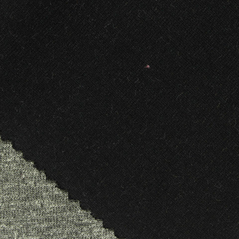Grey Marl Scuba Knit, Cotton-Poly, 330 gsm
