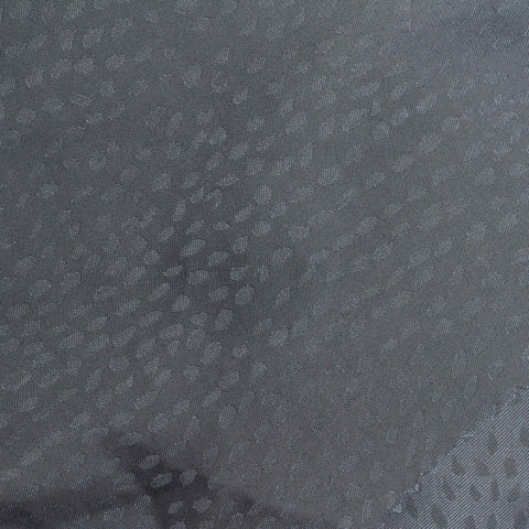 Dark Grey Irregular-Dot Satin, Polyester