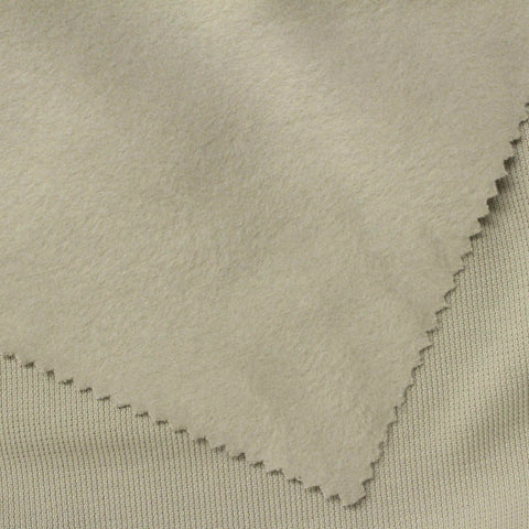 Polyester Cotton Stretch Knit Fabric, 370 gsm, 178 cm — Khaki