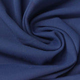 Brushed Nylon Stretch Interlock Knit Fabric, 250 gsm, 148 cm — Navy — photo 1