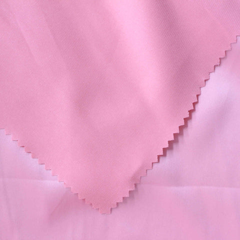Polyester Stretch Satin Fabric, 83 gsm, 145 cm — Pink