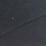 Cotton Stretch Rib Knit Fabric, 220 gsm — Black — photo 1