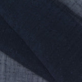 Dark Blue Irregular-Dot Organza, Poly-Nylon — photo 1