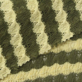 Yellow Stripes Chunky Knit, Cotton-Poly, 270 gsm — photo 1