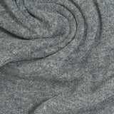 Grey Marl Rib Knit, Poly-Cotton, 270 gsm — photo 1