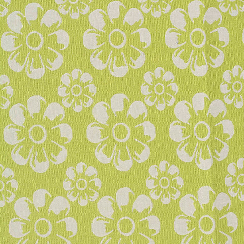 White Floral Jacquard, Poly-Cotton, 186 gsm