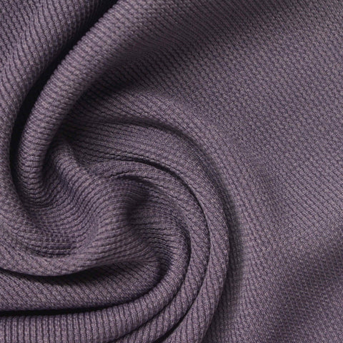 Purple Marl Rib Knit, Polyester
