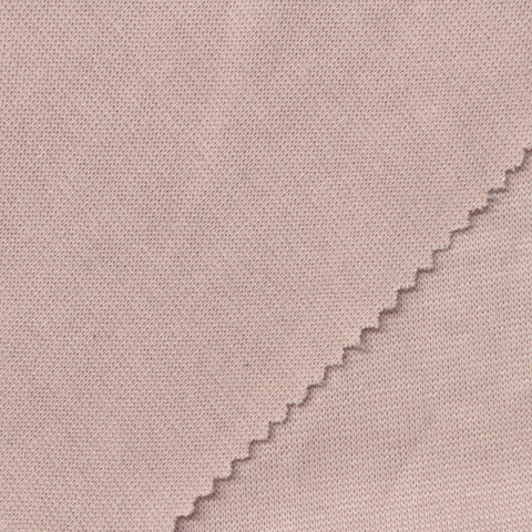 Polyester Stretch Rib Knit Fabric, 320 gsm, 160 cm — Pink