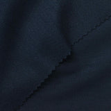 Polyester Viscose Stretch French Terry Fabric, 298 gsm, 170 cm — Navy — photo 1