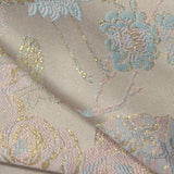 Pink Floral Jacquard, Polyester, 170 gsm — photo 1