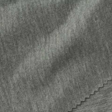 Grey Heather Jersey Knit, Poly-Cotton