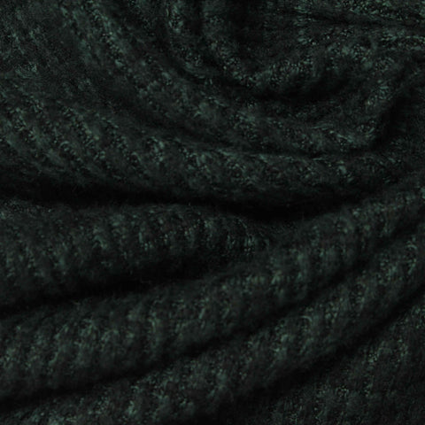 Polyester Stretch Waffle Knit Fabric, 195 gsm, 156 cm — Green