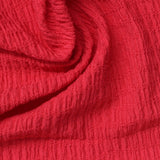 Polyester Stretch Crepe Fabric, 175 gsm — Red — photo 1