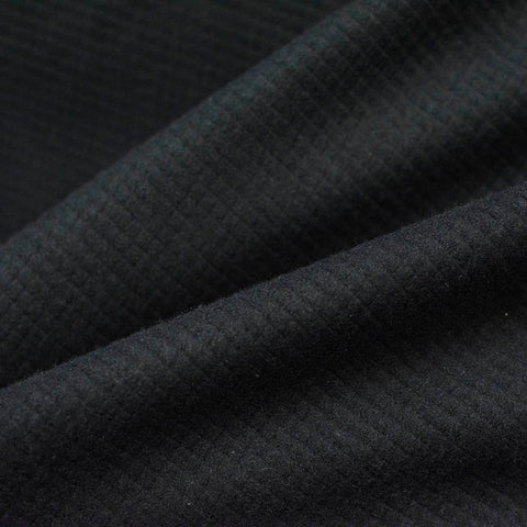 100% Polyester Knit Fabric, 148 gsm, 165 cm — Black