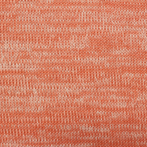 Orange Marl Chunky Knit, Viscose-Poly, 142 gsm