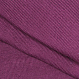 100% Polyester Rib Knit Fabric, 480 gsm — Purple — photo 1