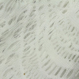 White Openwork Knit, Polyester, 100 gsm — photo 1