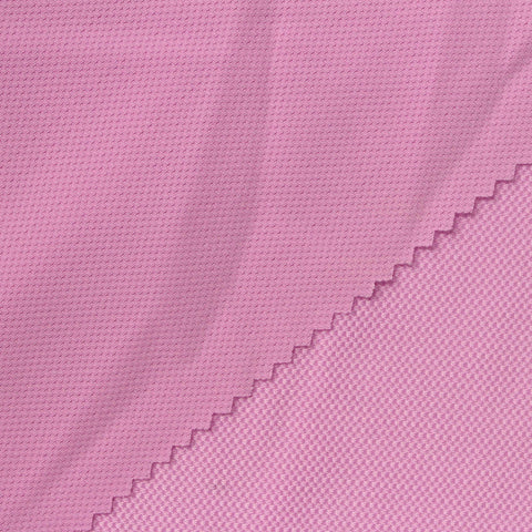 Polyester Stretch Warp Knit Fabric, 175 gsm, 165 cm — Pink