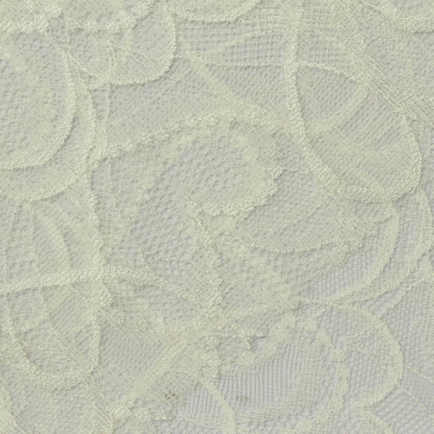 Nylon Stretch Lace Fabric, 76 gsm, 145 cm — Grey