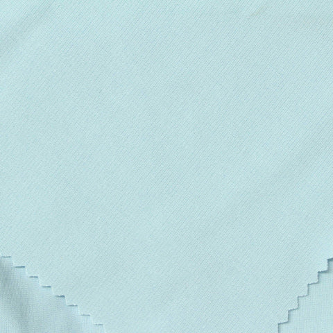 Viscose Nylon Stretch Ponte Knit Fabric, 310 gsm, 160 cm — Blue