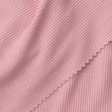 Viscose Stretch Rib Knit Fabric, 280 gsm, 120 cm — Pink — photo 1
