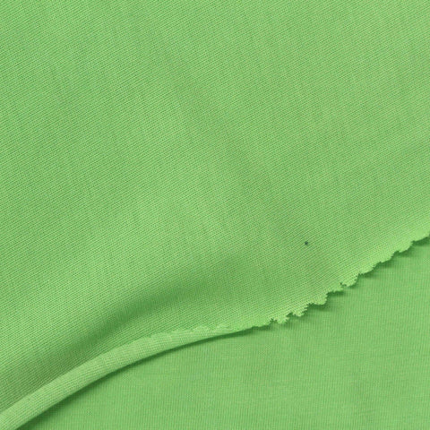100% Cotton Jersey Knit Fabric, 120 gsm, 152 cm — Green
