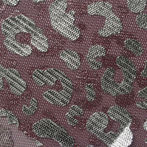 Silver Leopard Mesh