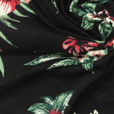 Pink Flowers Knit, Viscose, 190 gsm — photo 1