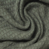 Jacquard Polyester Stretch Knit Fabric, 265 gsm, 150 cm — Green — photo 1