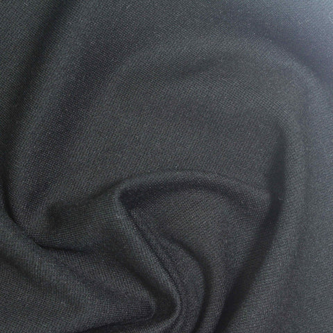 Viscose Nylon Stretch Ponte Knit Fabric, 320 gsm, 160 cm — Grey, ref EF-272573