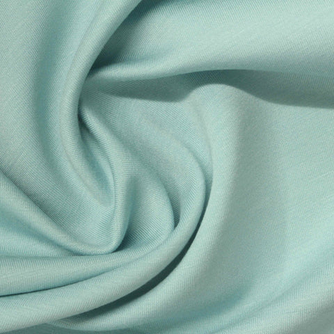 Polyester Viscose Stretch Scuba Knit Fabric, 240 gsm, 170 cm — Green