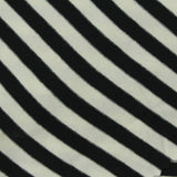 Black Horizontal-Stripe Knit, Viscose, 270 gsm — photo 1