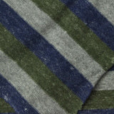 Dark Blue Horizontal-Stripe Jersey Knit — photo 1