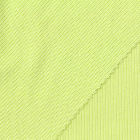 Viscose Stretch Rib Knit Fabric, 240 gsm, 120 cm — Green, ref EF-260960
