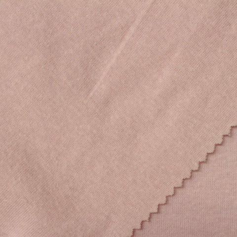 Polyester Cotton Rib Knit Fabric, 163 gsm, 190 cm — Pink