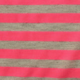 Pink Horizontal-Stripe Knit, Poly-Metallic — photo 1