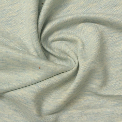 Polyester Viscose Interlock Knit Fabric, 170 gsm, 160 cm — Blue, ref EF-238575