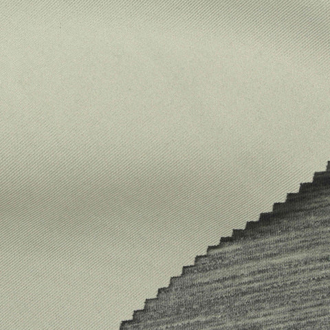 Grey Heathered-Marl Scuba Knit, Polyester, 310 gsm