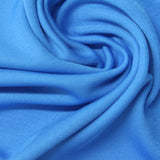 Polyester Stretch Interlock Knit Fabric, 195 gsm — Blue — photo 1