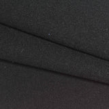 Brushed Polyester Stretch Knit Fabric, 295 gsm, 165 cm — Black — photo 1