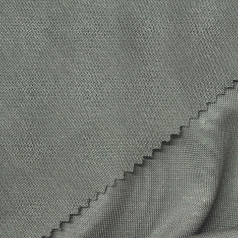 Modal Stretch Rib Knit Fabric, 228 gsm, 170 cm — Green
