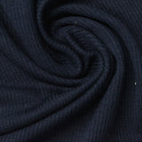 Viscose Stretch Rib Knit Fabric, 215 gsm, 119 cm — Navy — photo 1