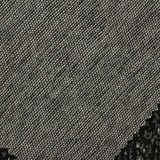 Black Marl Interlock Knit, Polyester, 266 gsm — photo 1