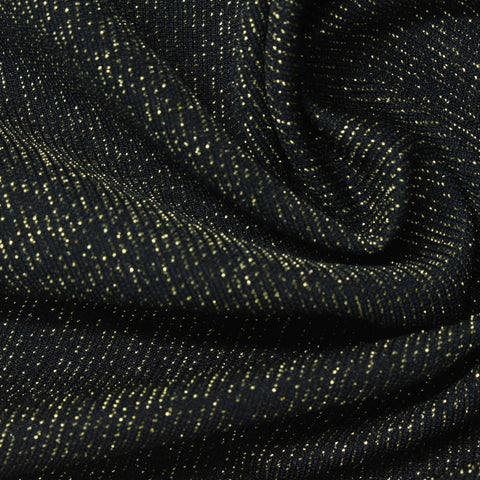 Gold Dots Interlock Knit