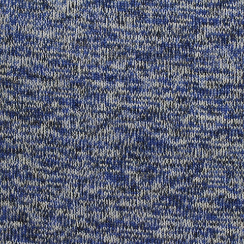 Blue Marl Knit, Polyester, 325 gsm