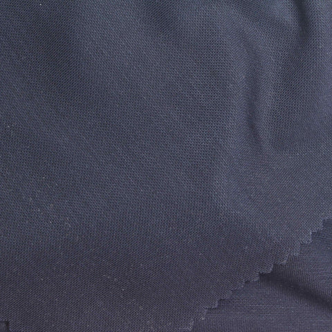 Dark Blue Marl Interlock Knit, Tencel Lyocell