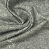 Dark Grey Heathered-Marl Jersey Knit, Spandex — photo 1