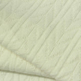 Jacquard Viscose Polyester Blend Stretch Rib Knit Fabric, 530 gsm, 160 cm — Yellow — photo 1